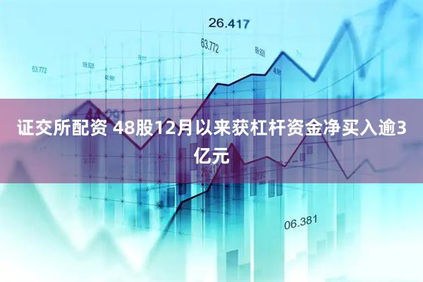证交所配资 48股12月以来获杠杆资金净买入逾3亿元